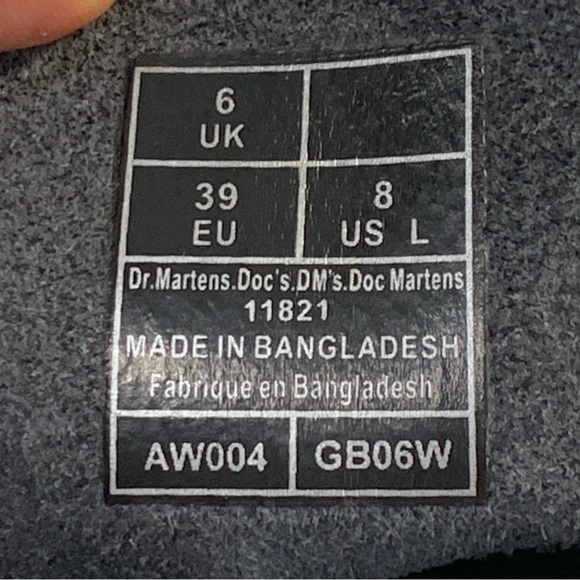 Dr Martens Doc Martens Air Wair Boots With Bouncing Soles Women’s 8 Black Patent - Picture 3 of 12